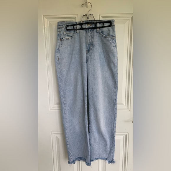 Light Wash Distressed Jeans - Picture 1 of 5